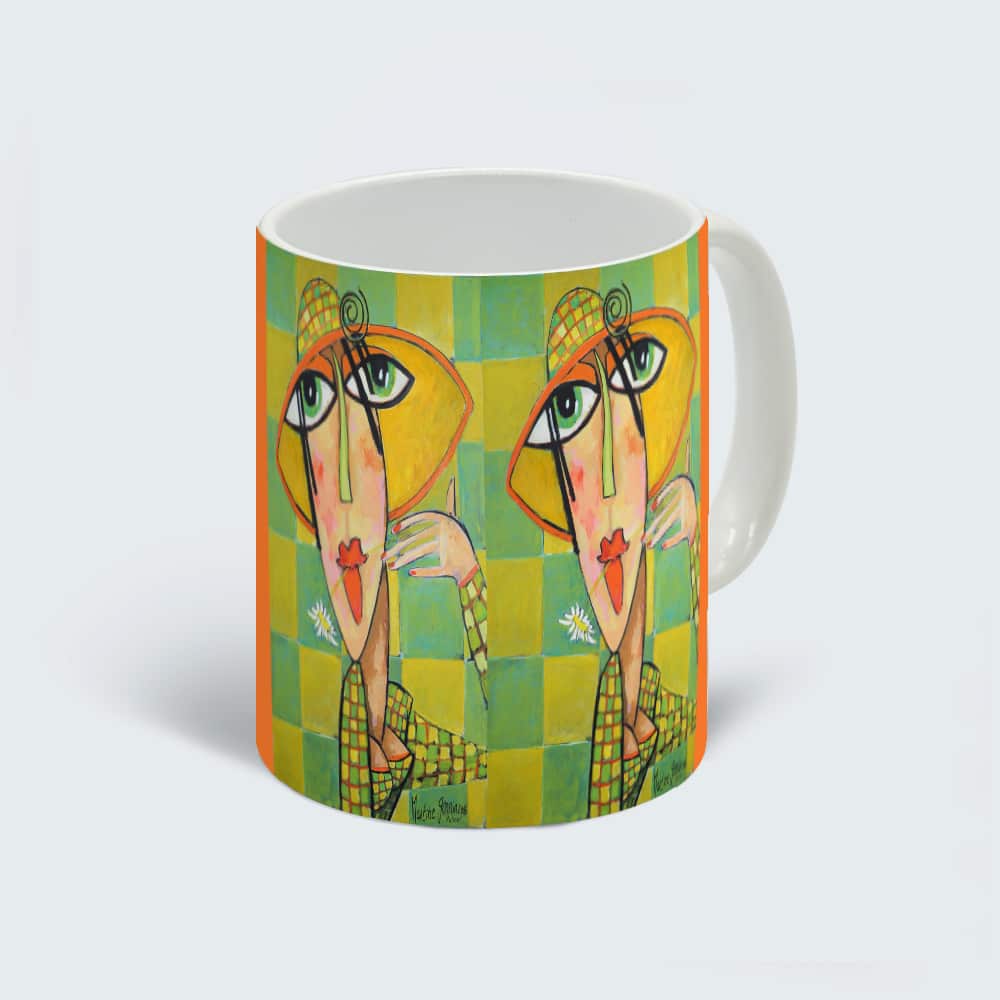 Mug Fille au nez vert et au chapeau
