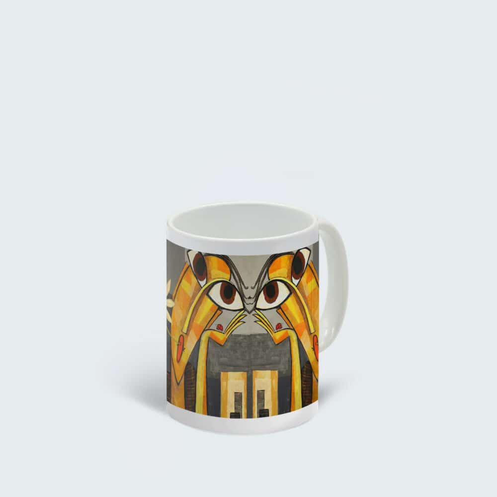 Mini-mug  Fille à la pâquerettes
