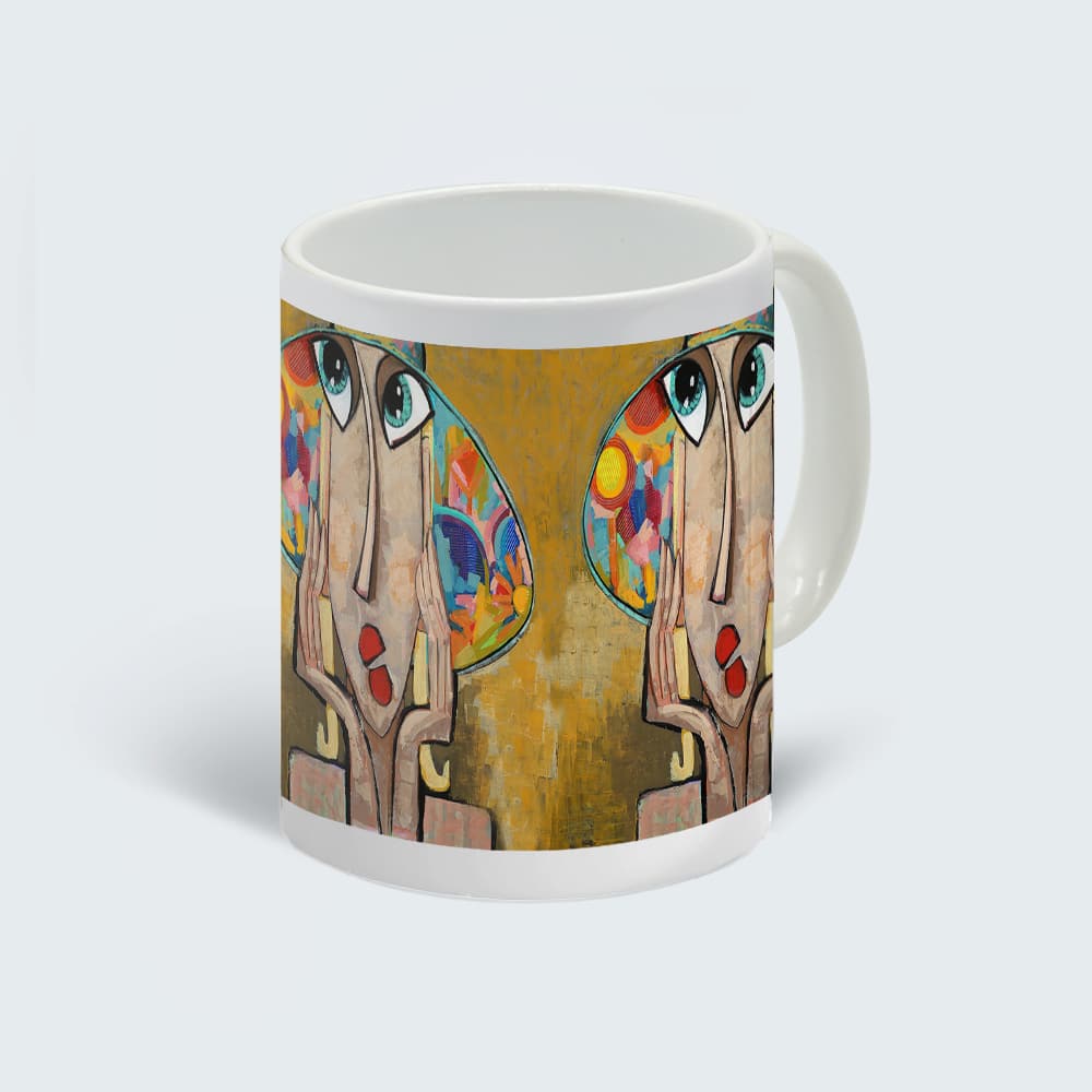 Mug La fille au chapeau fleuri