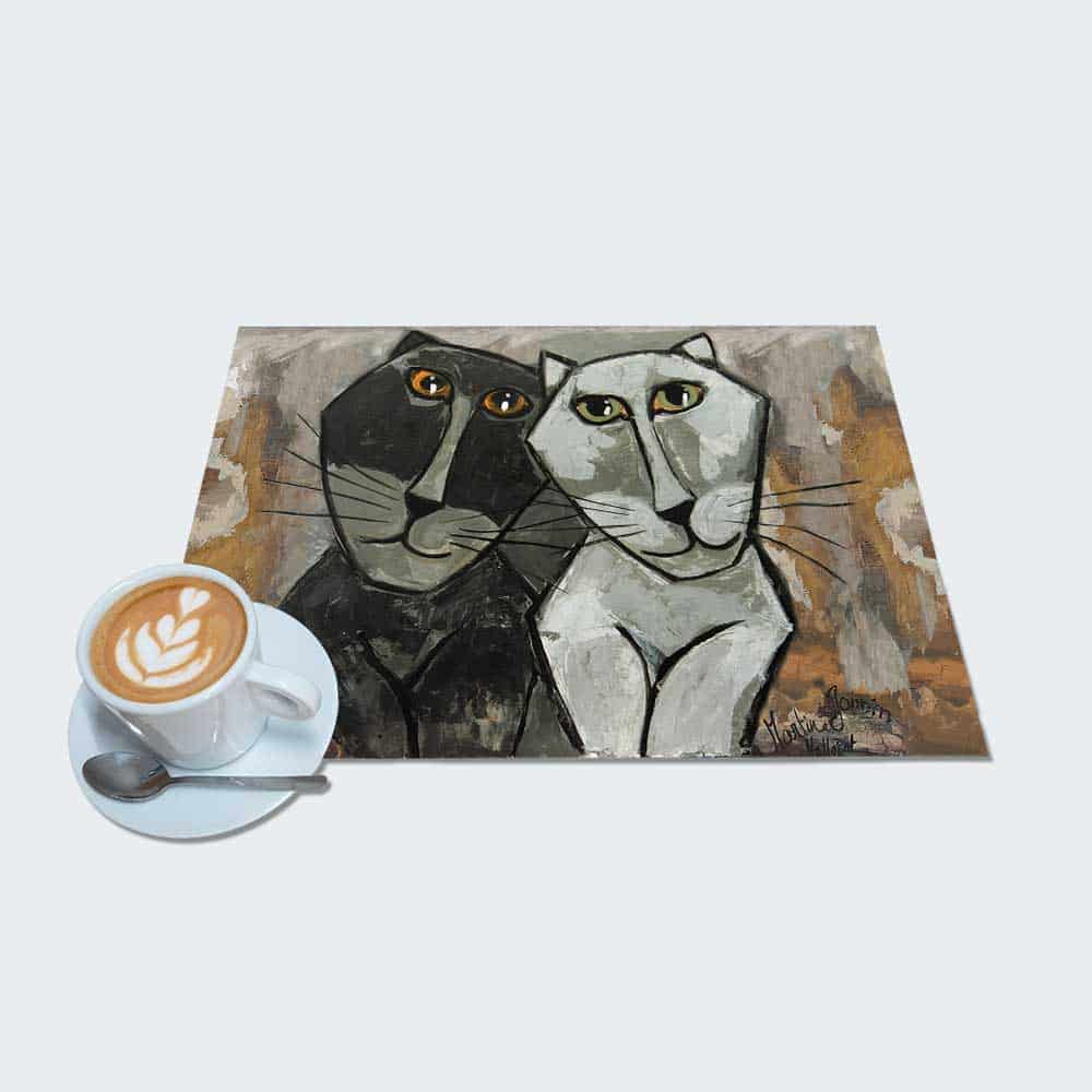 NEW Set Ronron et Cacao fond beige