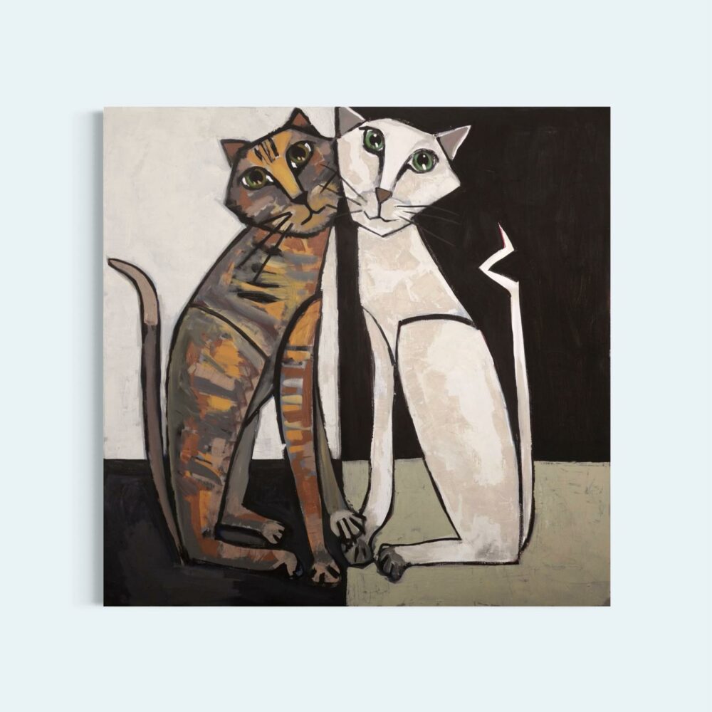 Reproduction Chatte et Chat 2