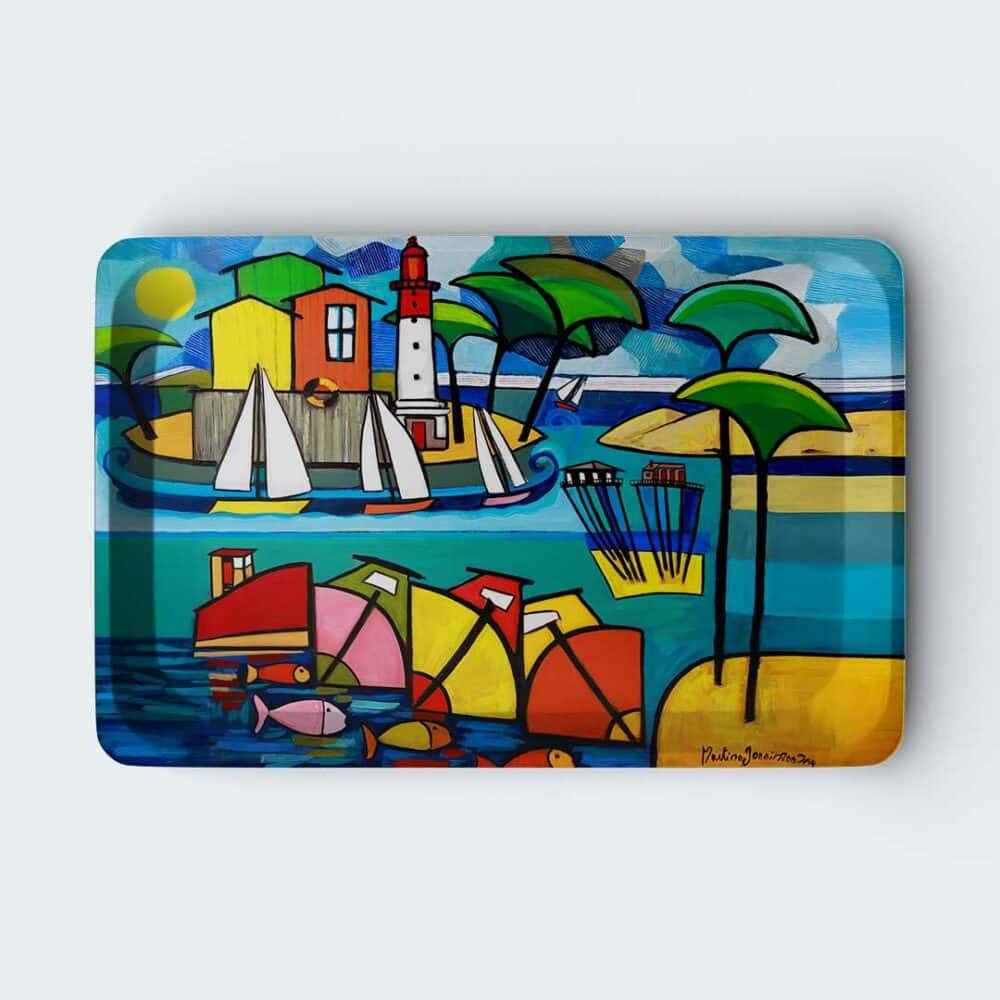 Plateau Couleurs Bassin 37x28 cm